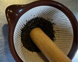 紅茶マイスターの紅茶マスカットクラッシュタルト作り方2写真