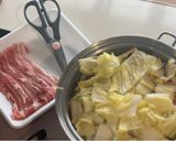 【塩講座用】豚バラと白菜の重ね蒸し作り方3写真