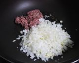 トマトソース茄子パスタ！合い挽きミンチでコク♪作り方6写真