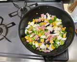夏野菜チャーハン作り方3写真
