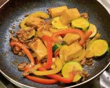 厚揚げと夏野菜そぼろあんかけ作り方5写真