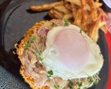 ラーメンバーガー!オニオンフライを添えて作り方9写真