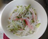 簡単⭐️大根の柔らかサラダのマヨポン酢味作り方7写真