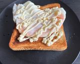 morning 漢の目玉焼きパン作り方4写真