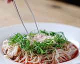 栄養満点‼︎トマト丸ごとトマ玉そうめん♫作り方4写真