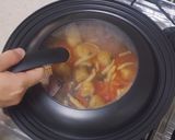 【ぶっかけ飯】肉団子としめじのトマト缶煮作り方6写真