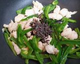 夏の夕飯!簡単ピーマンささみ塩昆布炒め作り方5写真