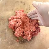 【楽めし】ハンバーグ作り方1写真