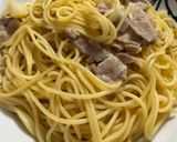 豚バラとジャガイモの和風パスタ作り方4写真