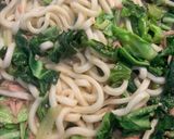 キャベツとツナ缶の焼きうどん作り方4写真