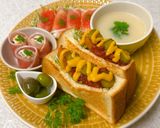 タンパク質摂取♪ゆで卵の生ハム巻き作り方5写真