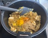 【大量消費】小松菜のサグチキンカレー作り方8写真
