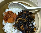 ひじき煮と梅干しの混ぜごはん作り方2写真