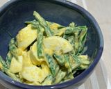 簡単★インゲンと茹で卵のカレーマヨサラダ作り方3写真