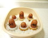 ☆キャラ弁？☆もぐらたたき☆弁当☆作り方6写真