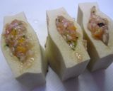 鶏ミンチin高野豆腐作り方4写真