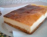 オーブントースターでチーズケーキバー作り方5写真