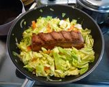 豚バラ肉のキャベツ蒸し作り方6写真