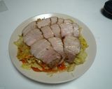 豚バラ肉のキャベツ蒸し作り方7写真