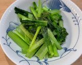 小松菜のオイル蒸し⭐︎爆速⭐︎好みのオイルで作り方5写真
