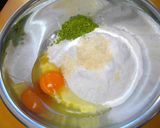 手ごねで米粉フワフワ抹茶あんぱん!作り方1写真