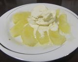 超簡単ホカホカリンゴのアイスクリームのせ作り方1写真