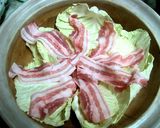 キャベツと豚バラ肉の酒蒸し作り方1写真