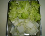 豚肉と白菜の甘酢炒め作り方1写真
