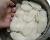 トックー☆韓国お餅のスープ☆キムチ入り作り方2写真