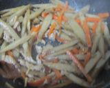 簡単★豚肉入りみそ味キンピラ作り方4写真