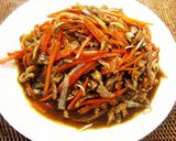 四川料理の定番、魚香肉絲！！作り方9写真