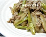【農家のレシピ】葉ゴボウと牛肉の煮物作り方5写真