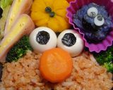 簡単キャラ弁☆エルモ編作り方5写真