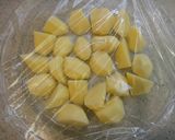 サーモンとポテトのキュウリ巻き一口サラダ作り方1写真