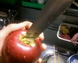 焼きリンゴ＆くるみのカラメリゼ風作り方2写真