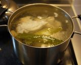 鶏スープからつくる中華粥作り方3写真