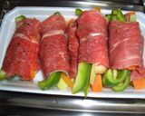 たっぷり野菜の肉巻き作り方3写真