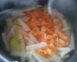 ふわっ玉♡白菜とトマトの中華スープ作り方3写真