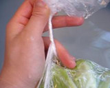 簡単！ほぼ真空で野菜を新鮮保存！！作り方4写真