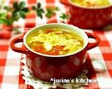 ふわっ玉♡白菜とトマトの中華スープ作り方5写真