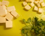 チーズと豆腐のとろろ蒸し作り方1写真