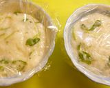 チーズと豆腐のとろろ蒸し作り方4写真
