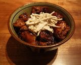 鶏の照り焼きとごぼうサラダの丼！作り方6写真