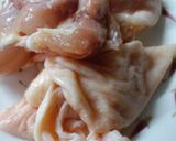 コラーゲンたっぷり白菜と鶏肉の豆乳スープ作り方1写真
