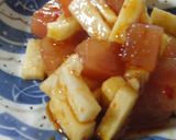 マグロと長いものおつまみ作り方3写真