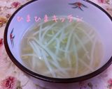節約簡単あったまる　もやしスープ作り方5写真