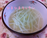 節約簡単あったまる　もやしスープ作り方5写真