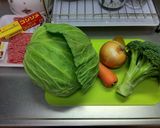 我が家のロールキャベツ☆春雨・豆腐入り作り方1写真