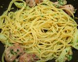手作りジェノベーゼソースのパスタ作り方6写真