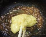焼き葱とねじり蒟蒻の柚子味噌ダレ作り方3写真